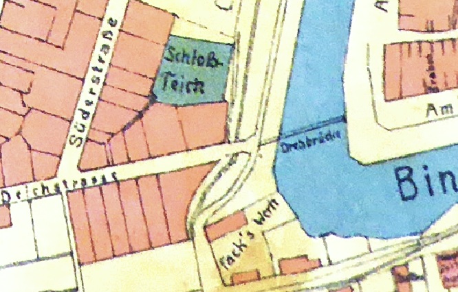 Detail aus Stadtplan Verlag C. Haase 1907